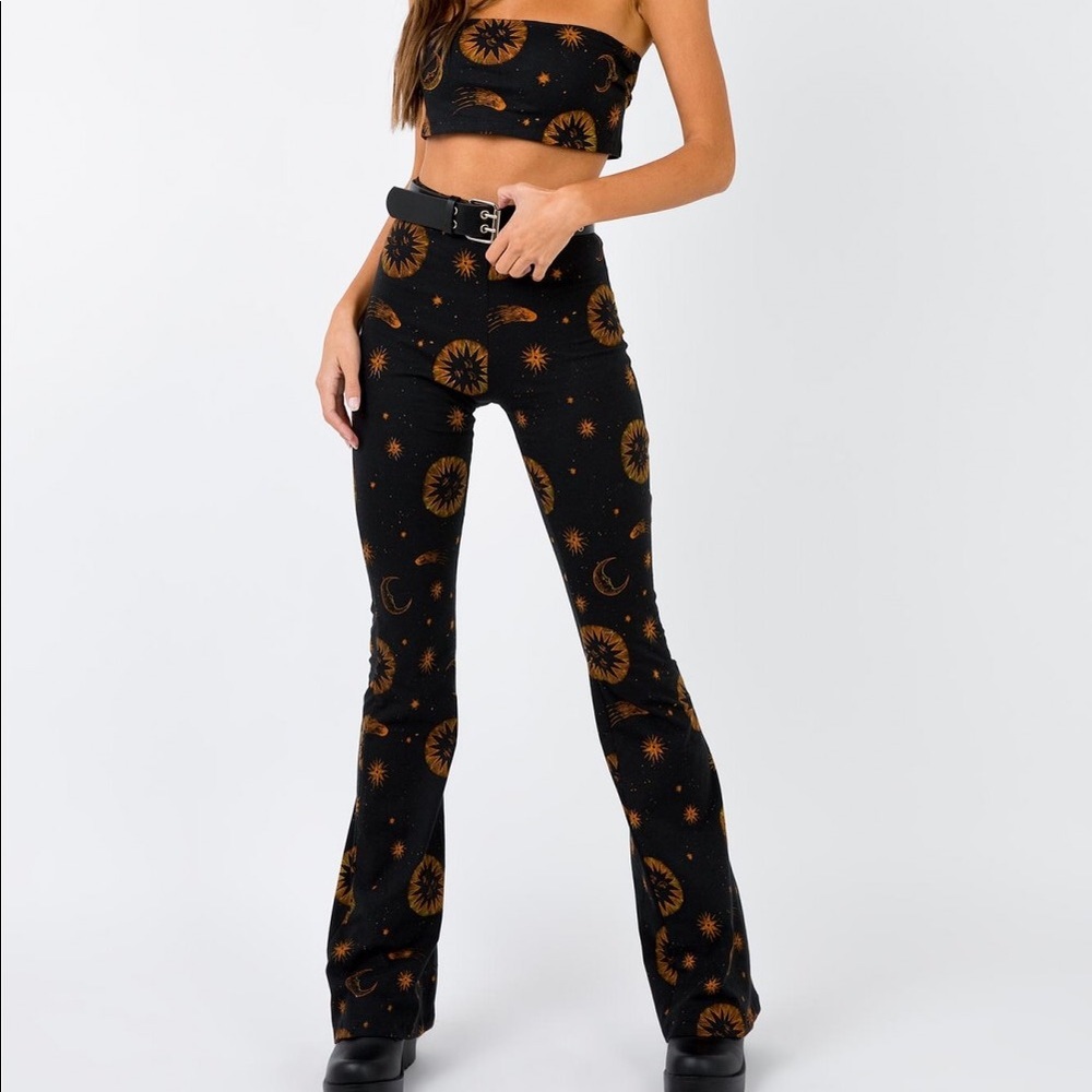 Motel Rocks celestial black twin set